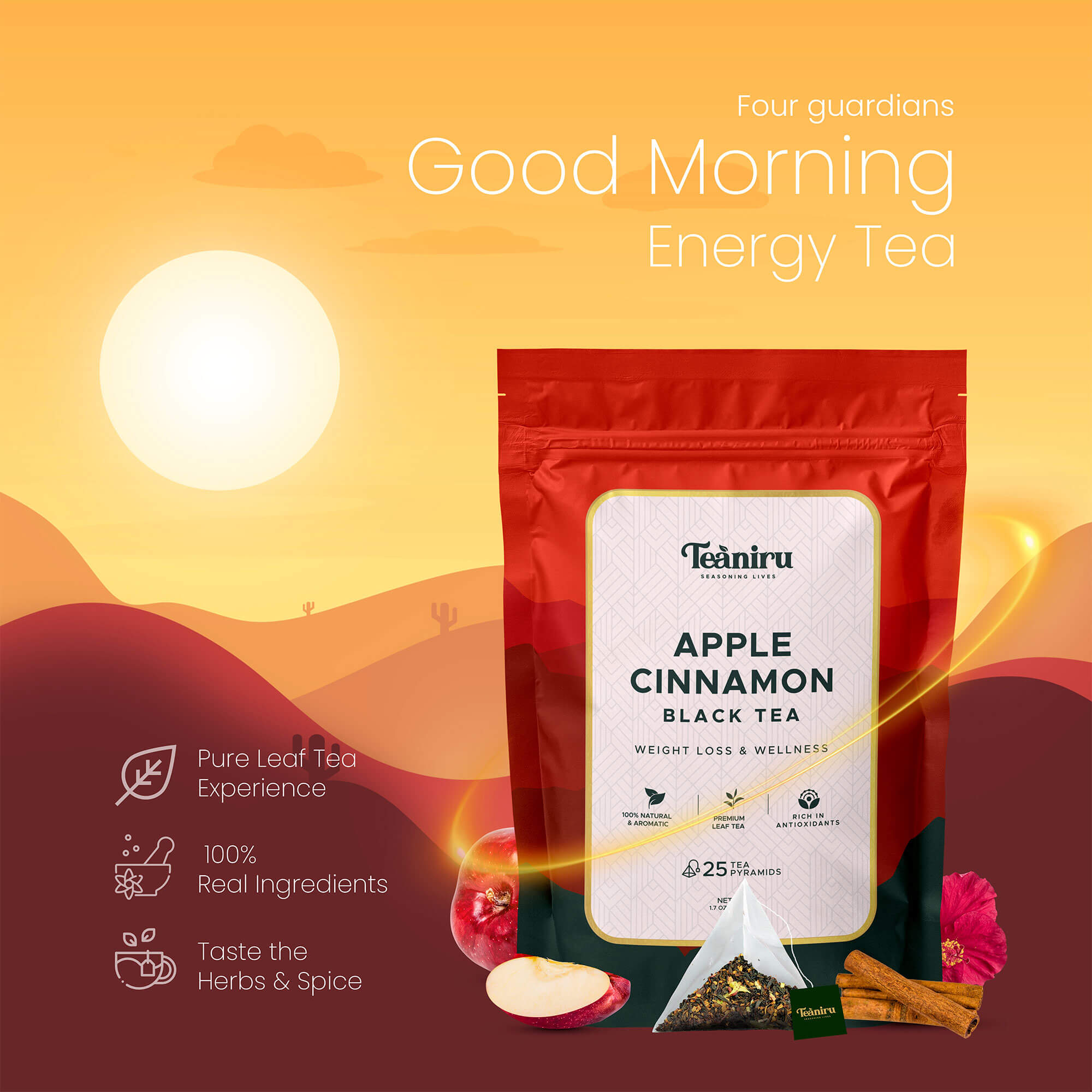 Four Guardians Energy Tea